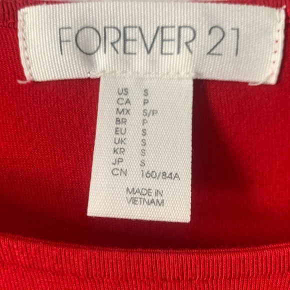 Forever 21 red fit  and flare dress - Picture 4 of 5